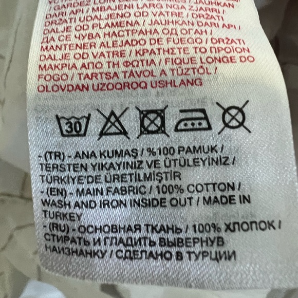 100% cotton Button Down Shirt with Horizontal Stripes and Gradient Print Sise L - Picture 12 of 16